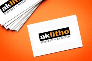 Alaska Litho business cards, local printing